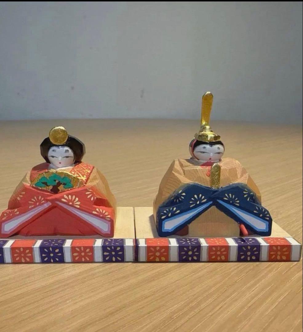 奈良一刀彫　雛人形　　NARADOLL HIGASIDA 東田天光作
