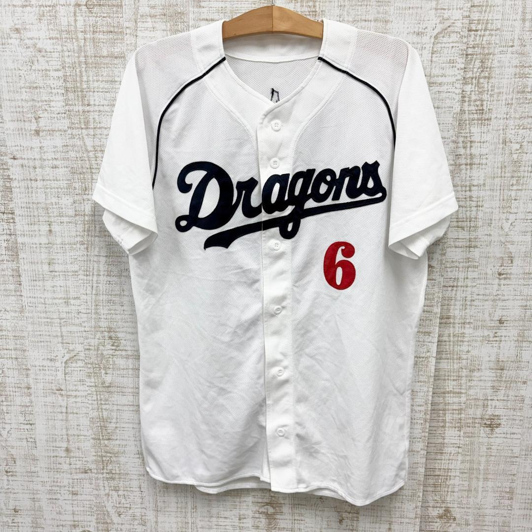 JQ34《井端弘和選手》アシックス　中日ドラゴンズ 6番　半袖ユニフォーム