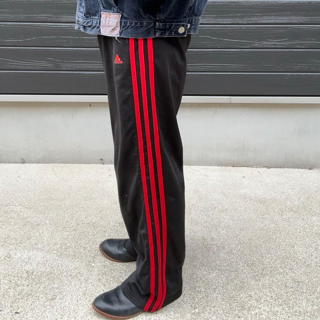 ウォーキング・ランニングウェア 00s adidas line wide track pants BLK