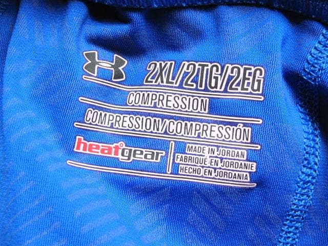 UNDER ARMOUR コンプレッション タイツ 2XL 青