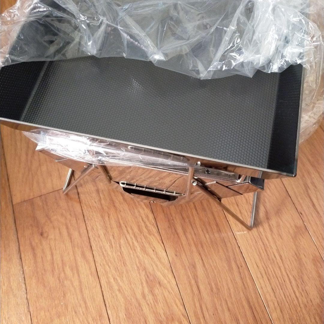 ユニセラTG 卓上BBQグリル、グリルプレート、リッド、セミハードケース付き