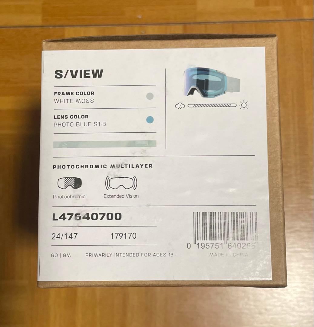 新品SALOMON S/VIEW WMOSS調光レンズ 全天候フォトクロ27%引
