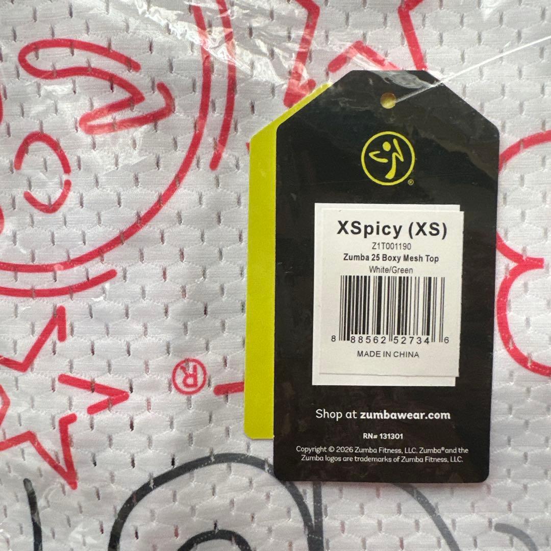 新品　正規品　ズンバ　X S メッシュ　Tシャツ