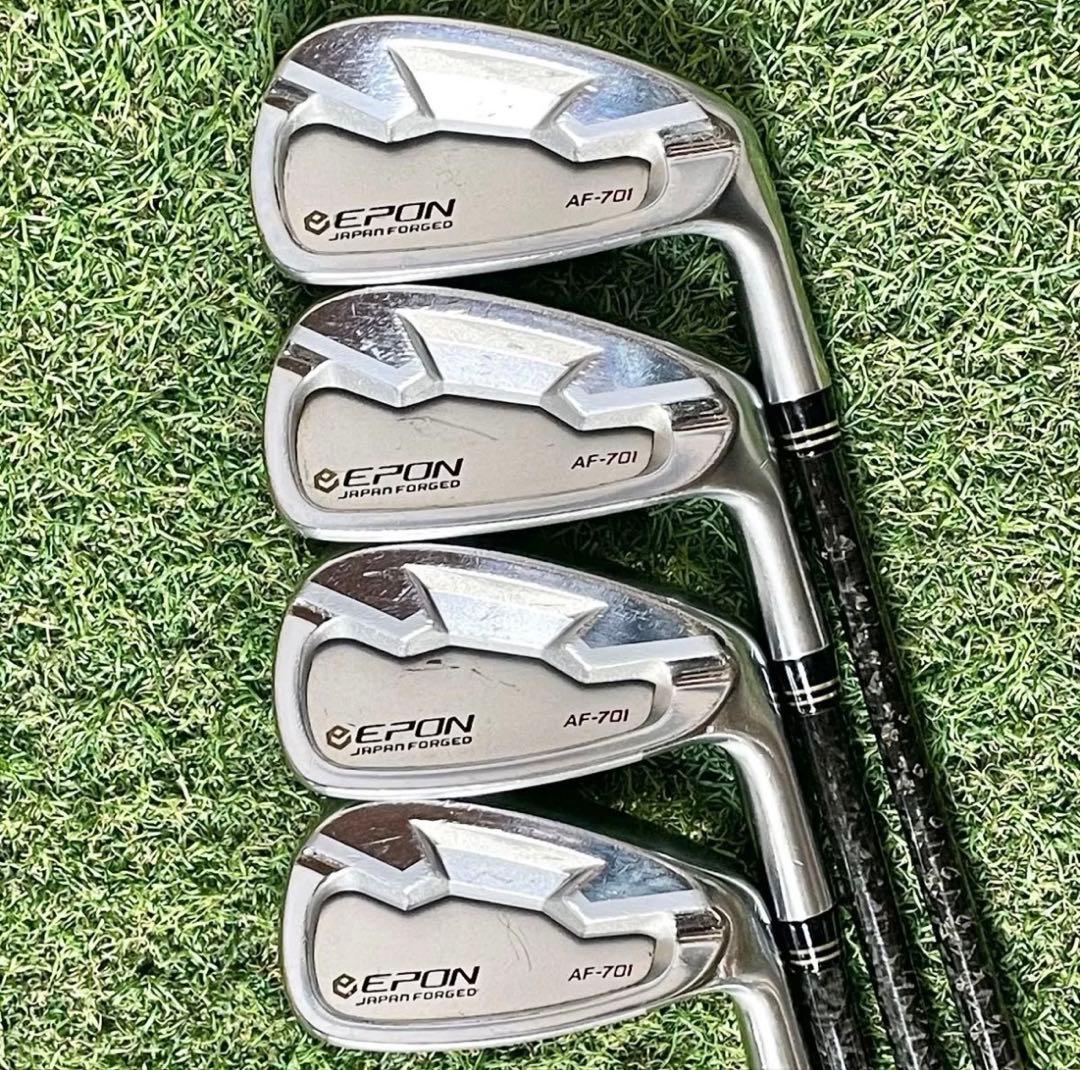 エポン EPON AF-701 アイアンセット 7本 メンズ R 右 人気 良品