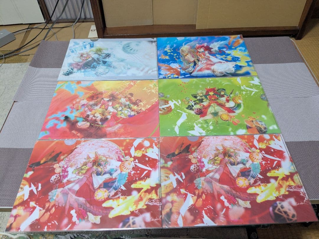 東方project公式書籍　店舗購入特典A4クリアファイル16枚セット