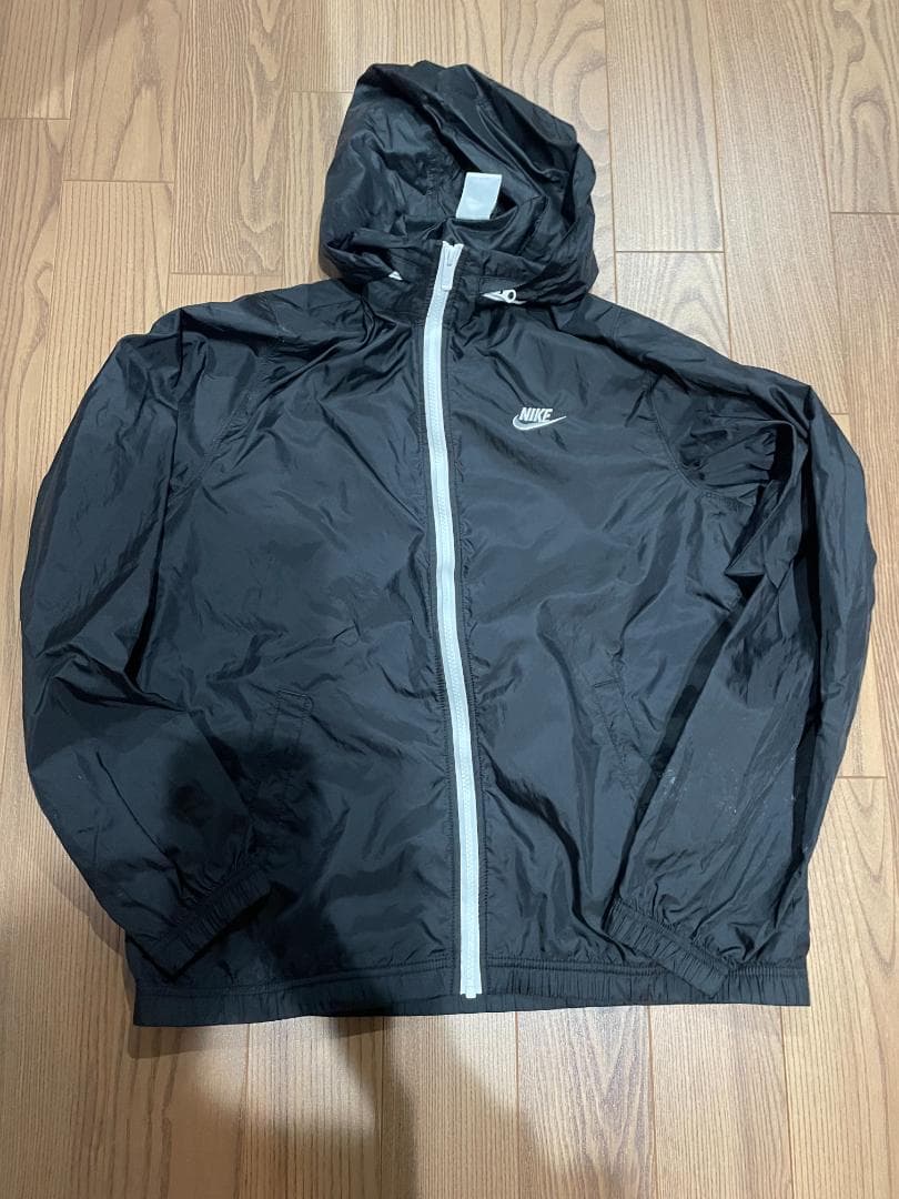 【中古】NIKE(ナイキ) セットアップ ブラック ナイロン サイズL