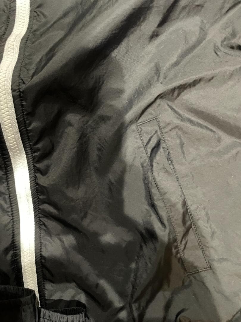 【中古】NIKE(ナイキ) セットアップ ブラック ナイロン サイズL