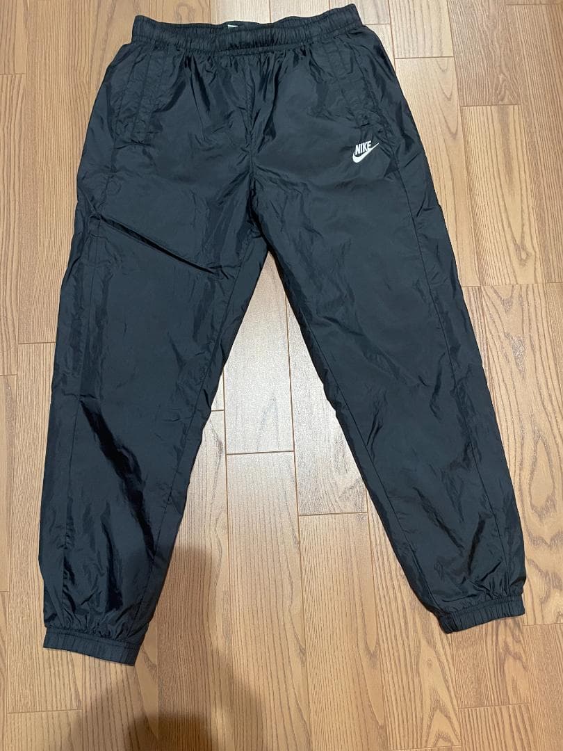 【中古】NIKE(ナイキ) セットアップ ブラック ナイロン サイズL