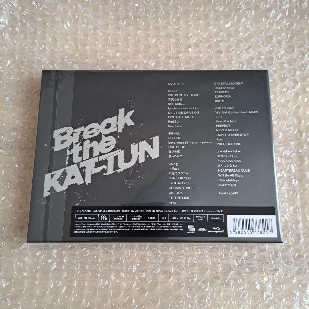 【新品未開封】KAT-TUN Break the KAT-TUN Blu-ray