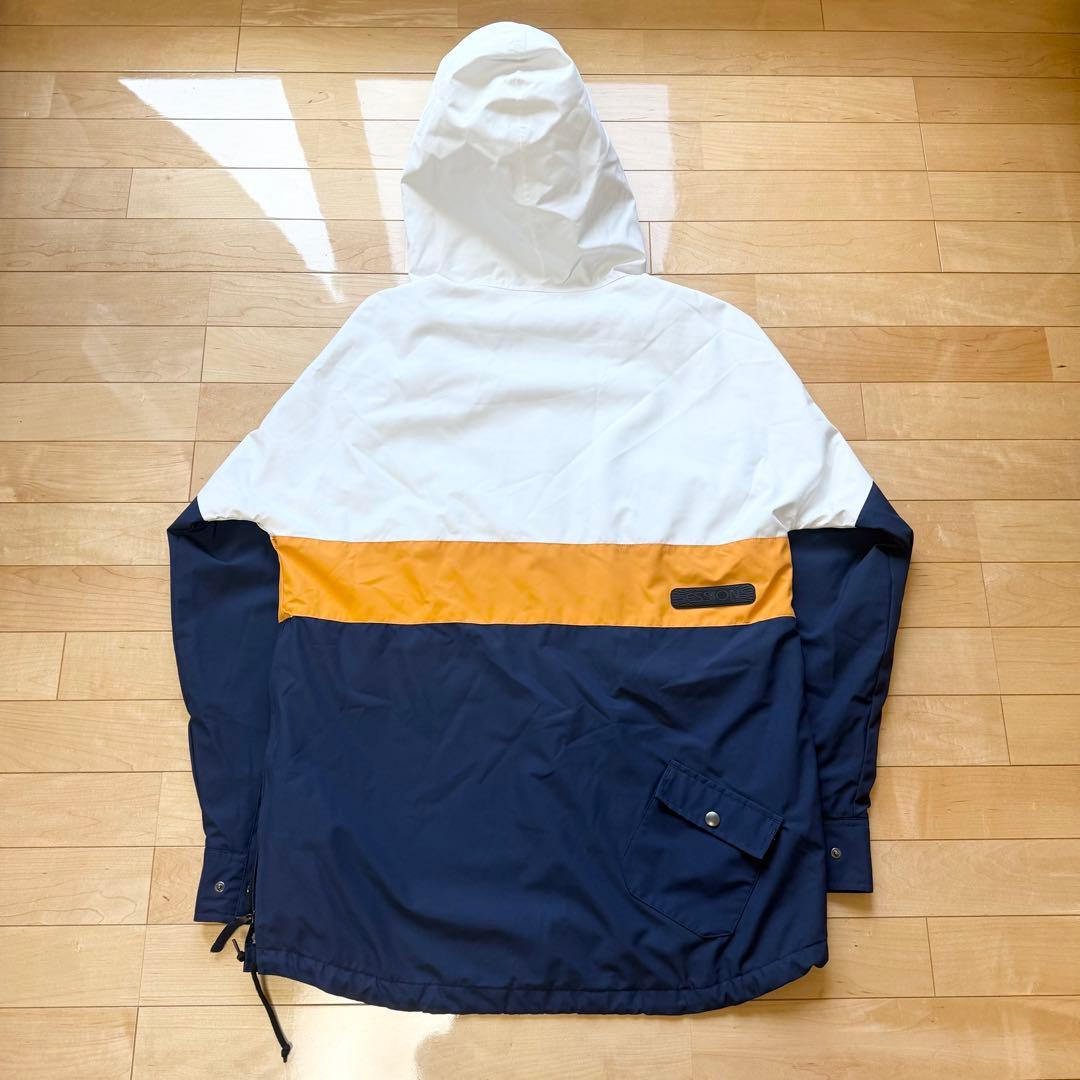 SESSIONS セッションズ スノーボード ウェア ホワイト ネイビー M