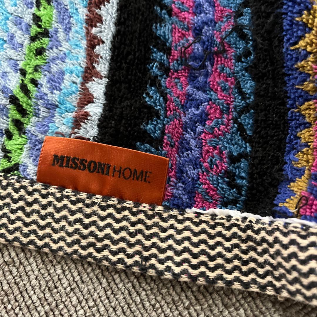 【MISSONI】ミッソーニ タオルケット✨ストリシア柄