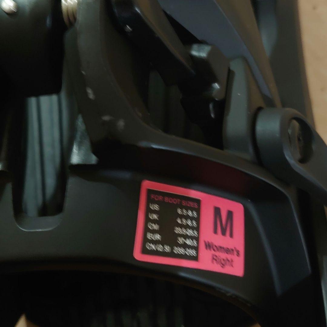 BURTON STEPON バインディング レディースMサイズ ブラック