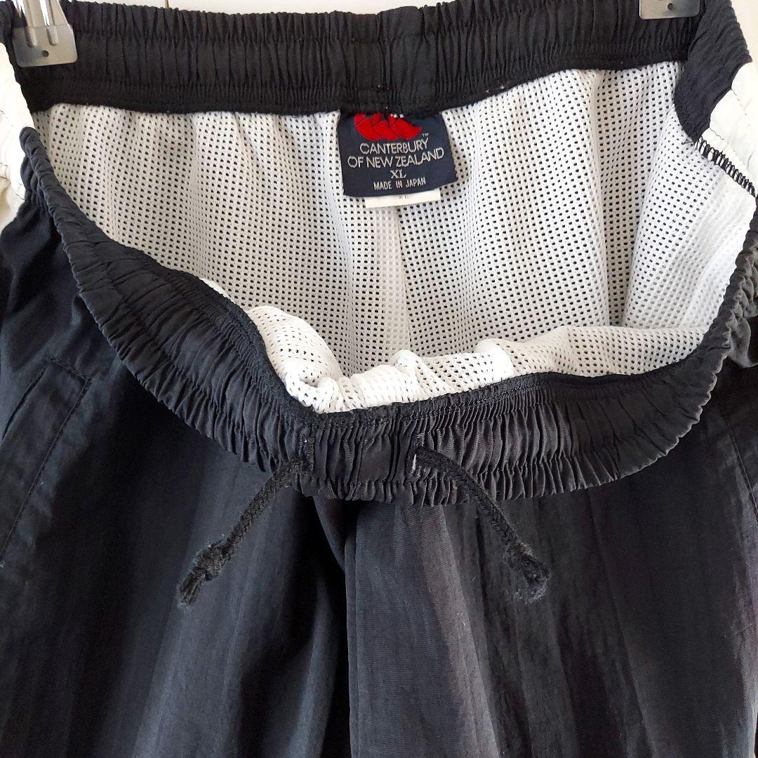 カンタベリー ナイロンジャケット パンツ セット XL 黒赤白 オールブラックス