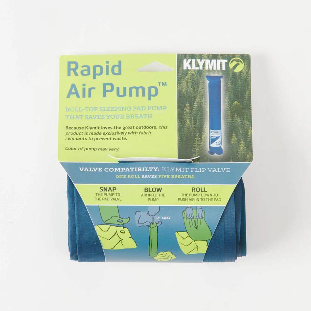 KLYMIT Static V 廃盤色 スリーピングマット 専用ポンプ付き