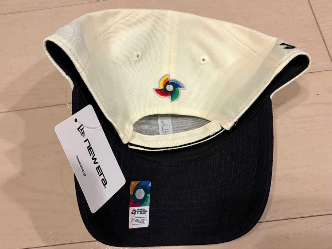 2026年WBCキャップNEW ERA 9FORTY クロームホワイト ネイビー