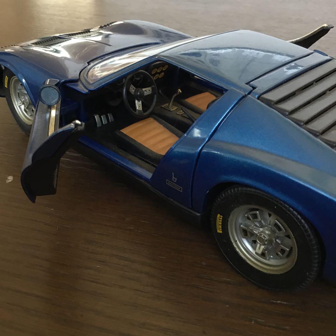ANSON ランボルギーニ ミウラ 1/18 ブルー