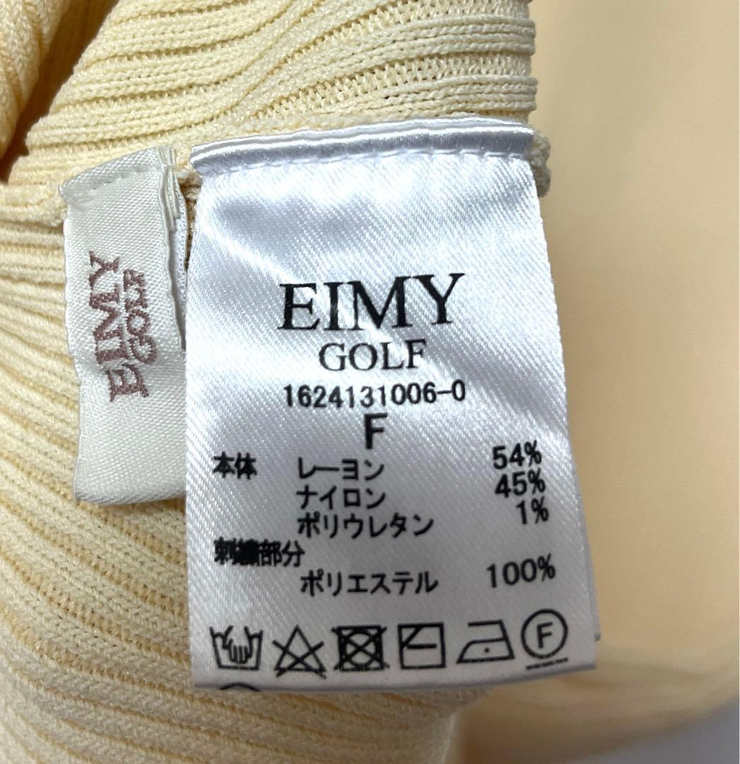 【新品・タグ付】eimy golf ニットポロワンピース エイミーゴルフ