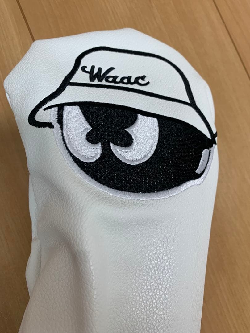 新品★waacゴルフクラブカバー ヘッドカバー 4点セットホワイト