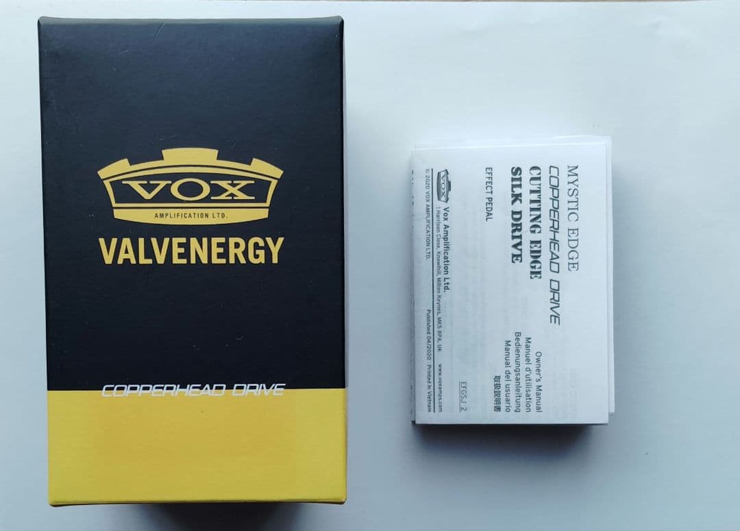 VOX COPPERHEAD DRIVE オーバードライブ VALVENERGY