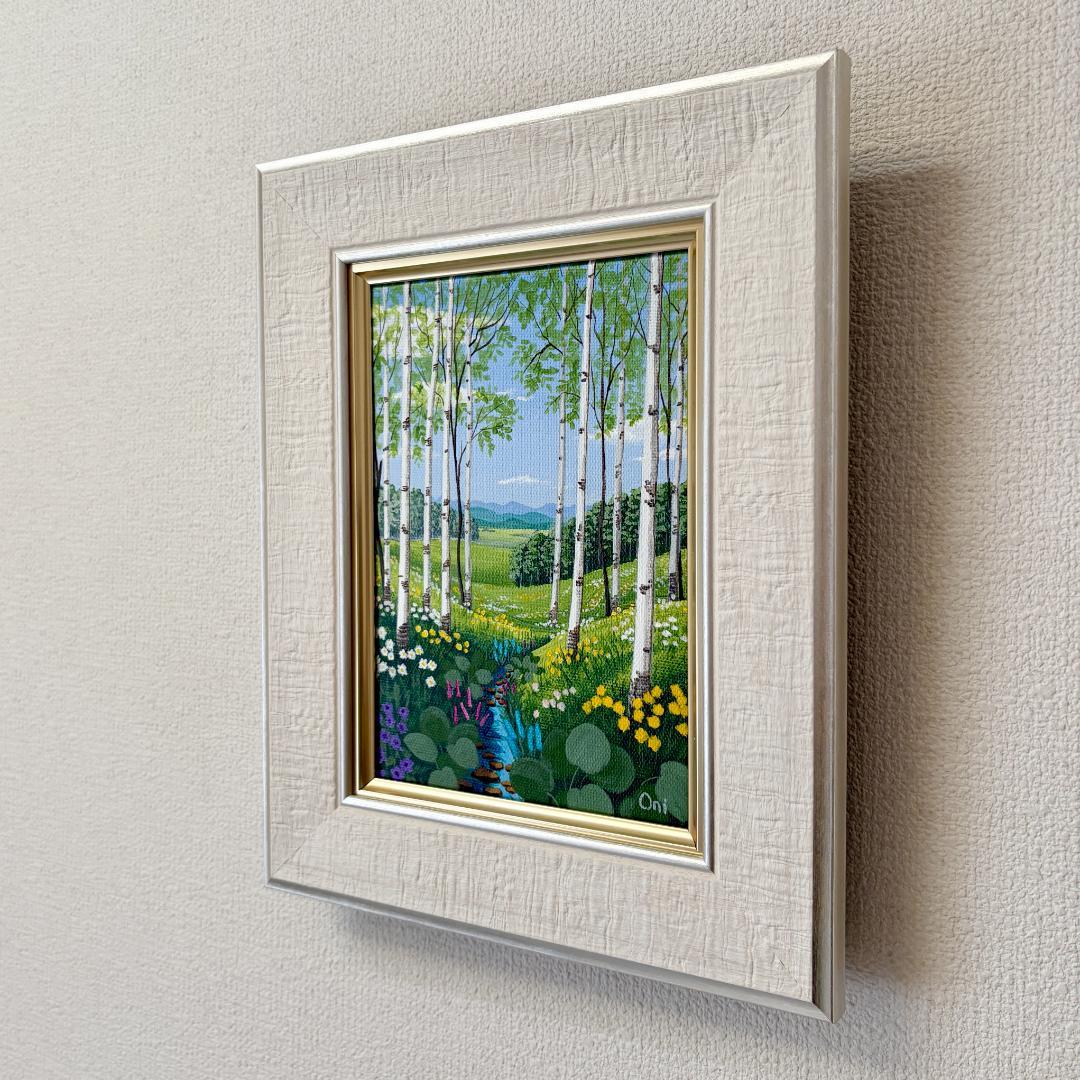 シェフ　アクリル画　原画　2点セット
