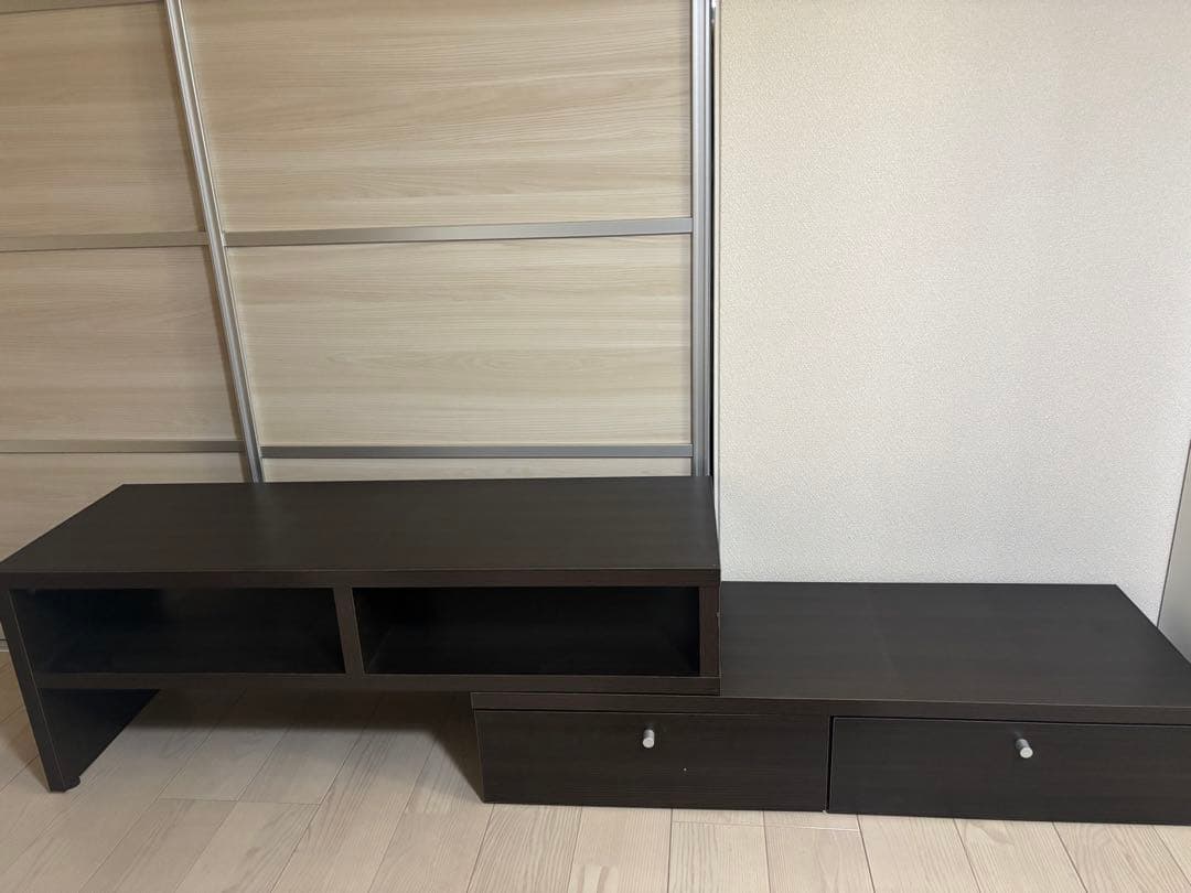 【送料込み】伸縮式 テレビ台 120-160×39cm