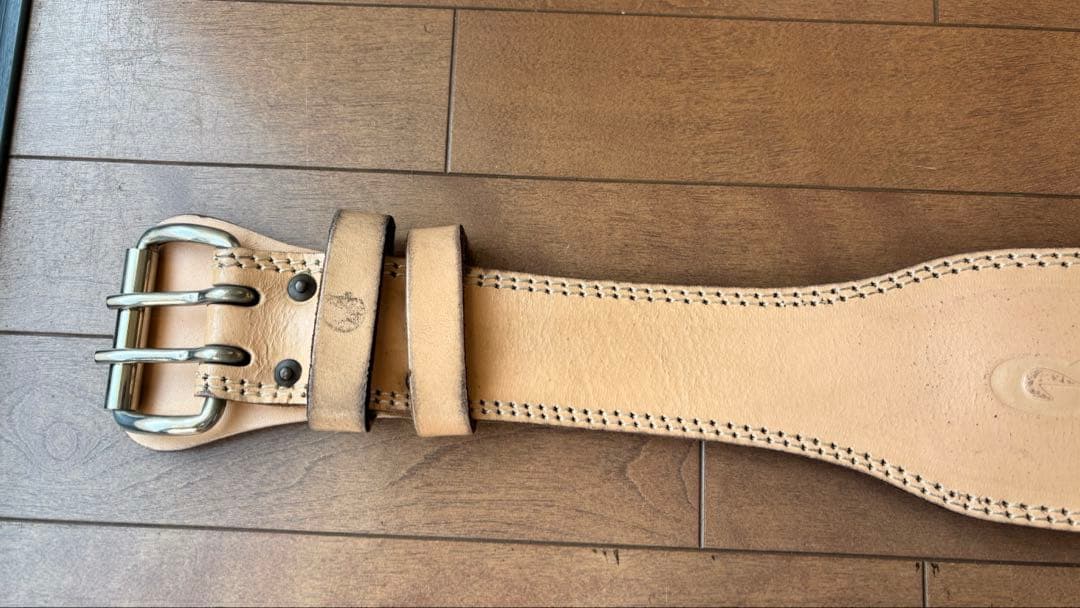 ゴールドジム レザーベルト Sサイズ