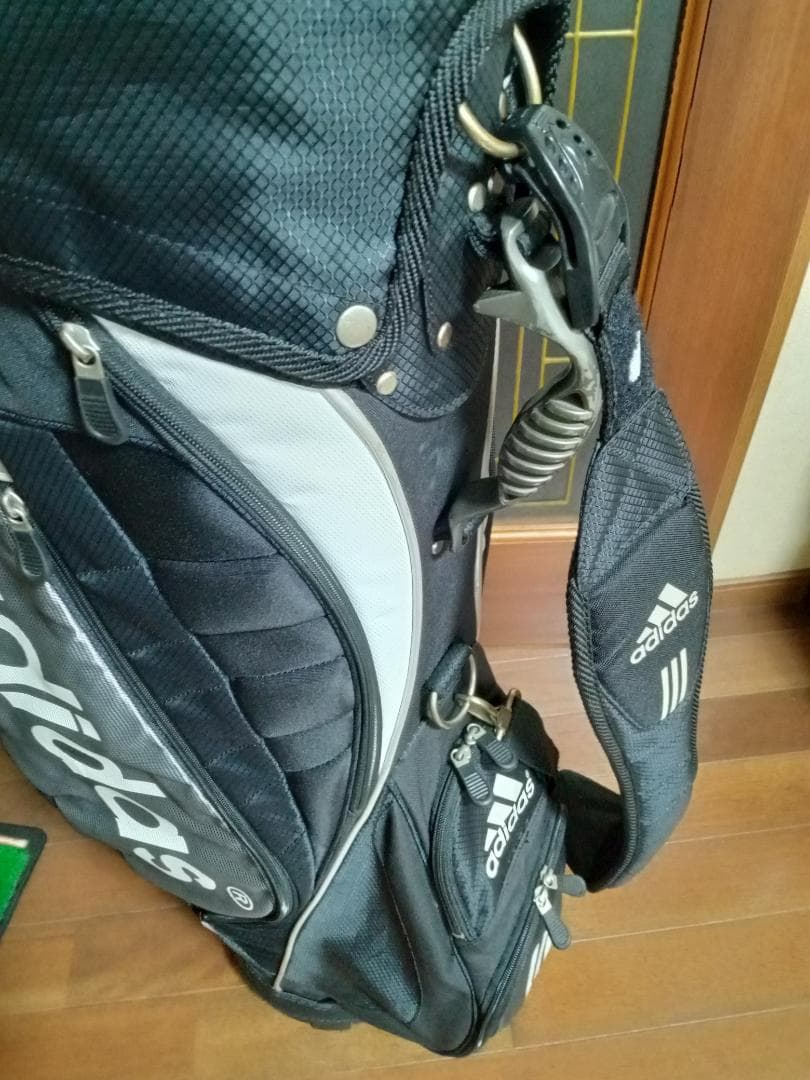【なるさん様お値下げ依頼品】★adidas★軽量ナイロン★キャディバッグ★9型★