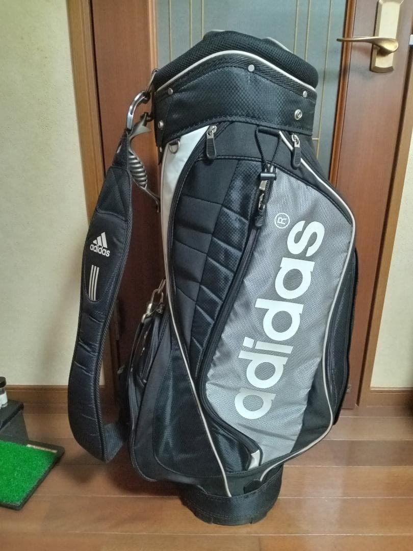 【なるさん様お値下げ依頼品】★adidas★軽量ナイロン★キャディバッグ★9型★