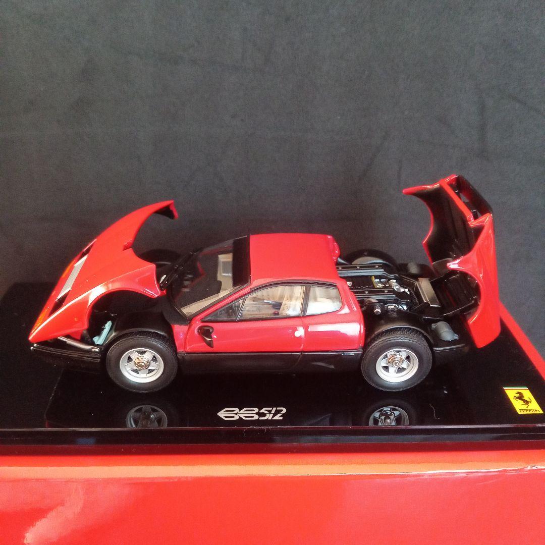 ミニカー京商　フェラーリ512BB　レッド 　ベージュインテリア　1/43