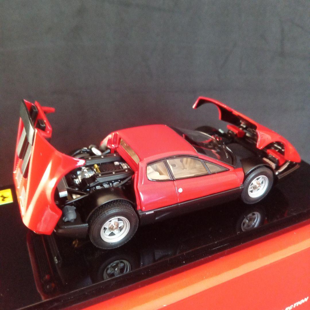 ミニカー京商　フェラーリ512BB　レッド 　ベージュインテリア　1/43