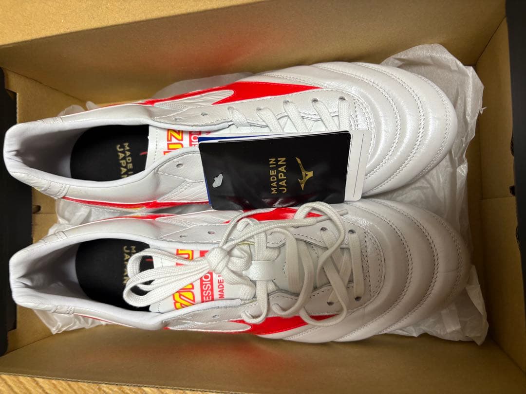 り*ー様 Mizuno Morelia 2 Japan ホワイト/レッド 日本製