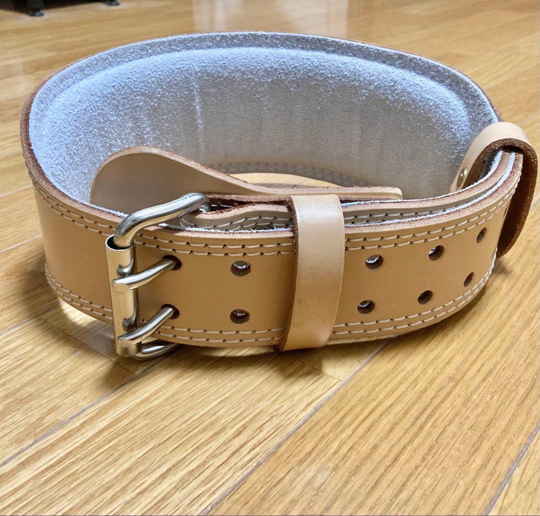 ゴールドジム ベーシック レザーベルト Mサイズ