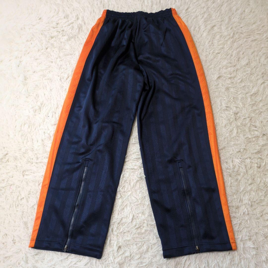 プーマ　メンズ　ジャージセットアップ　ネイビー×オレンジ　サイズL