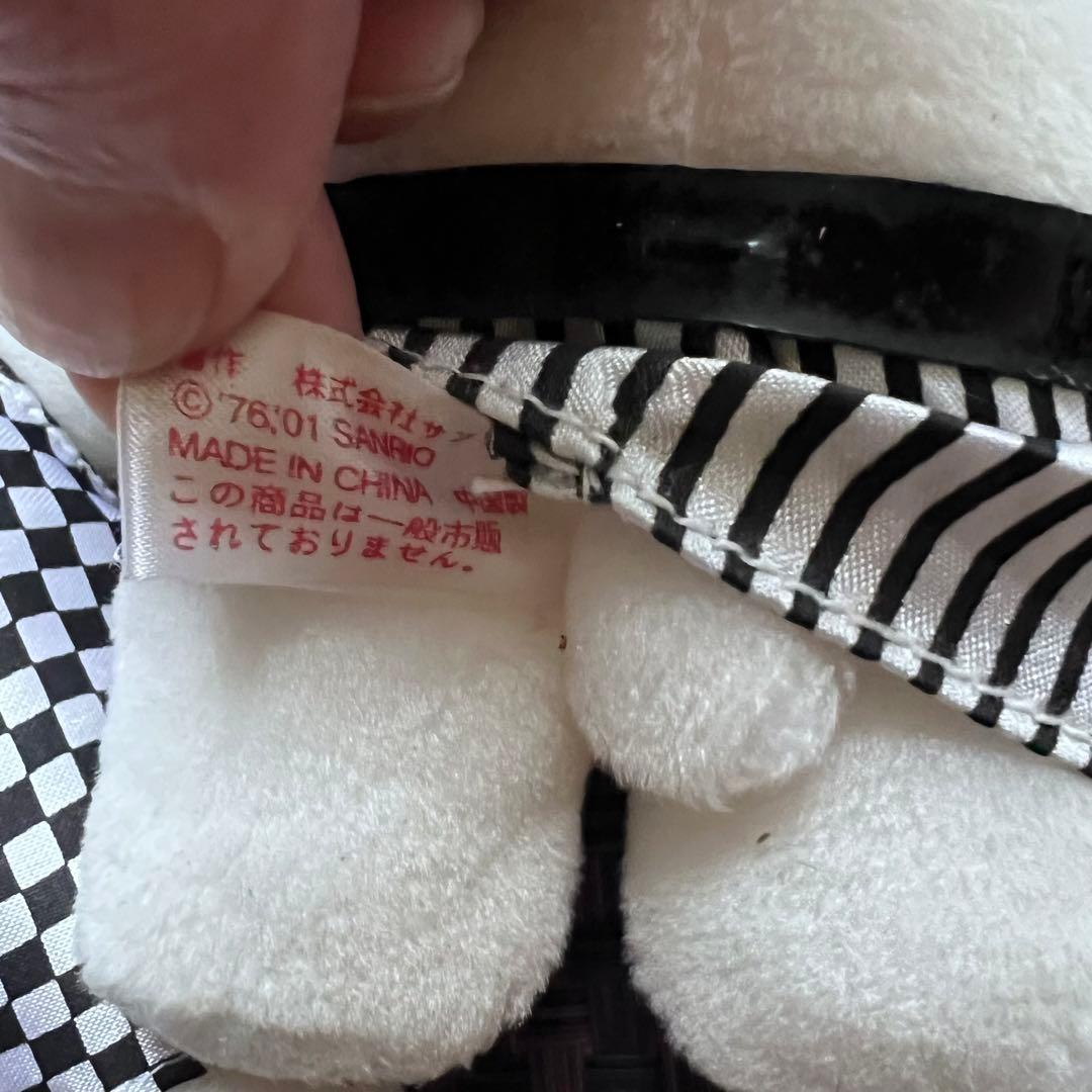モノクロキティ サンリオレトロ ヴィンテージキティ ドット柄 ストライプ