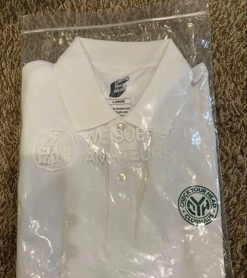 メンズウェア CheckYourHead Tiger-Woodland Polo -White