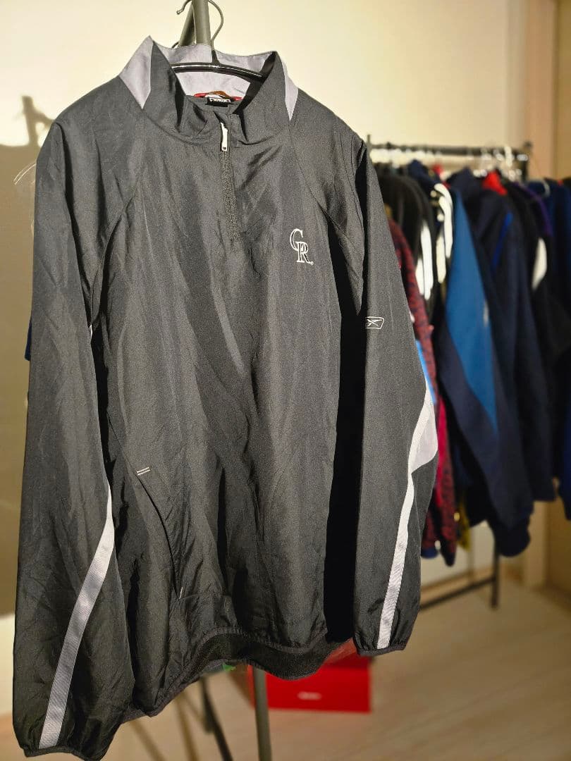 【希少】 00s Reebok ロッキーズ ドリルトップ 菅野投手所属