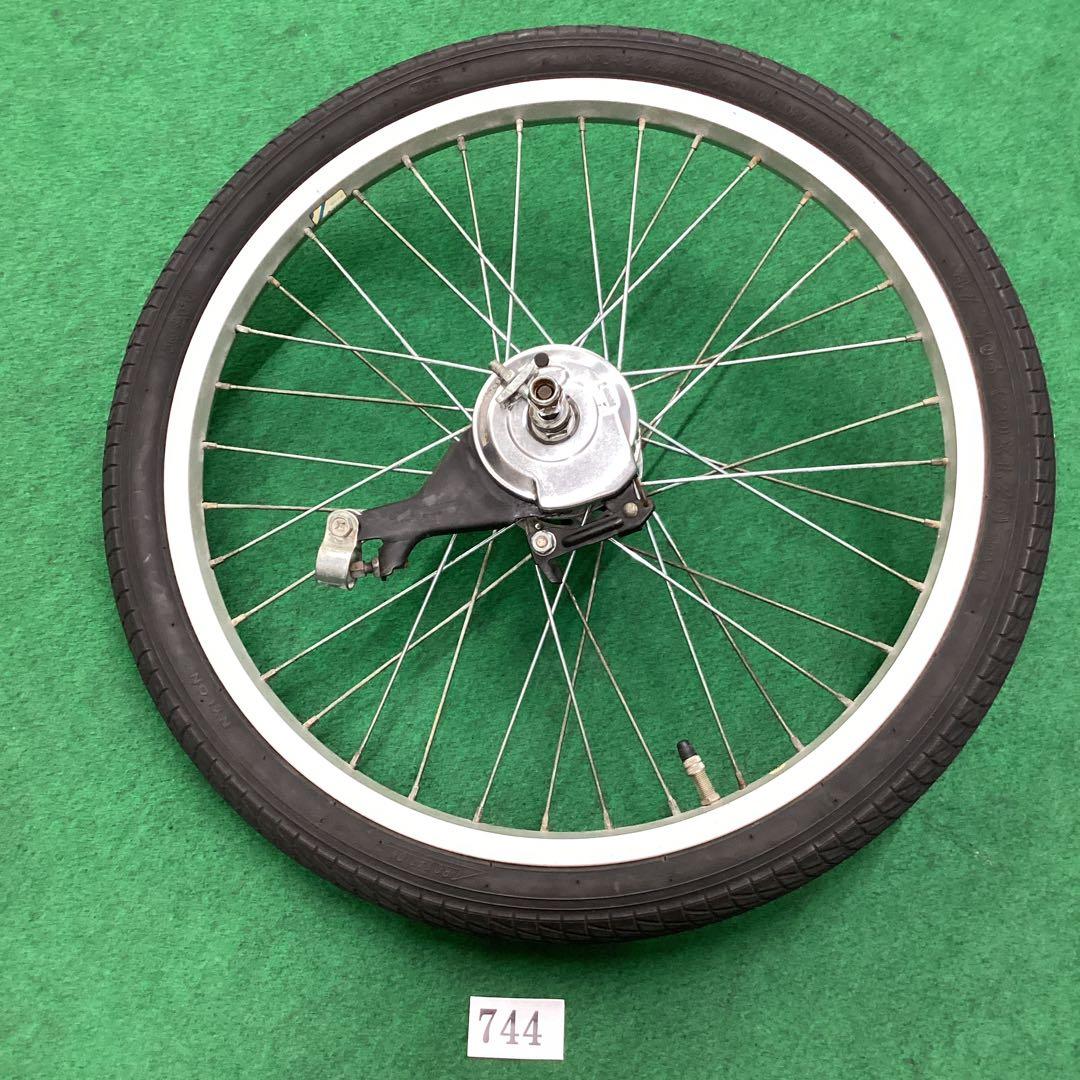 アルミホイール　20x1.75 後輪　タイヤ付　内装3段　14t リア