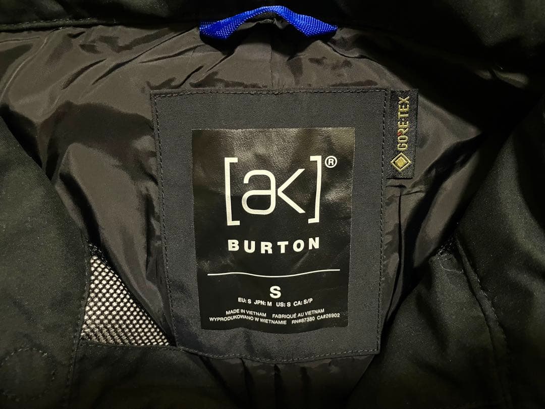 美品 BURTON ak Cyclic GORE-TEX 2L ビブパンツ S
