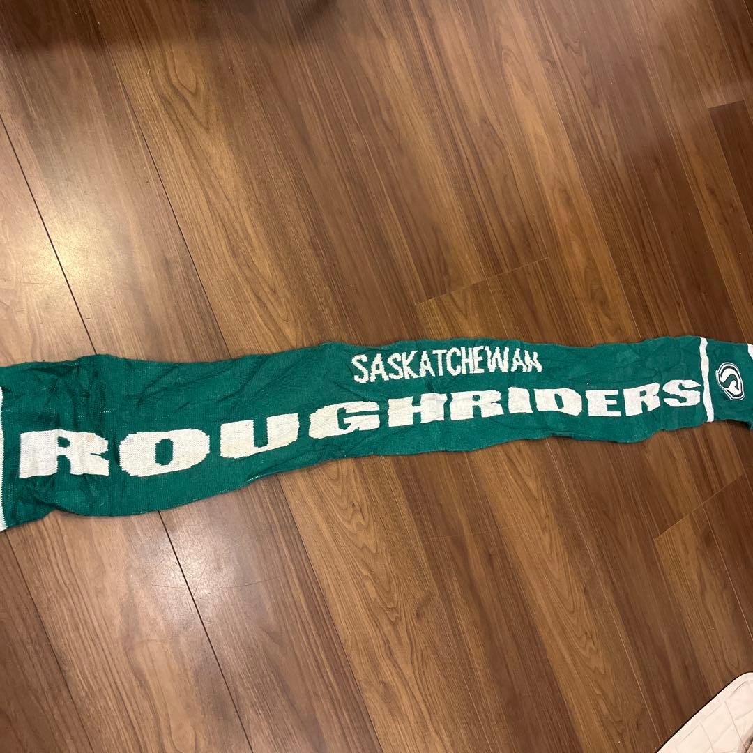 90s’VINTAGE SASKATCHEWAN ROUGHRIDERSマフラー