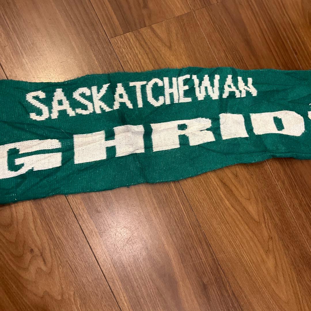 90s’VINTAGE SASKATCHEWAN ROUGHRIDERSマフラー
