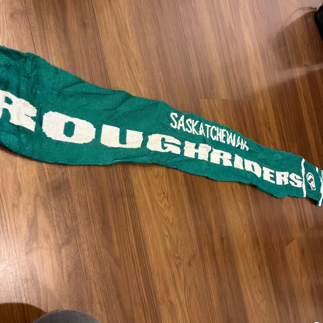 90s’VINTAGE SASKATCHEWAN ROUGHRIDERSマフラー