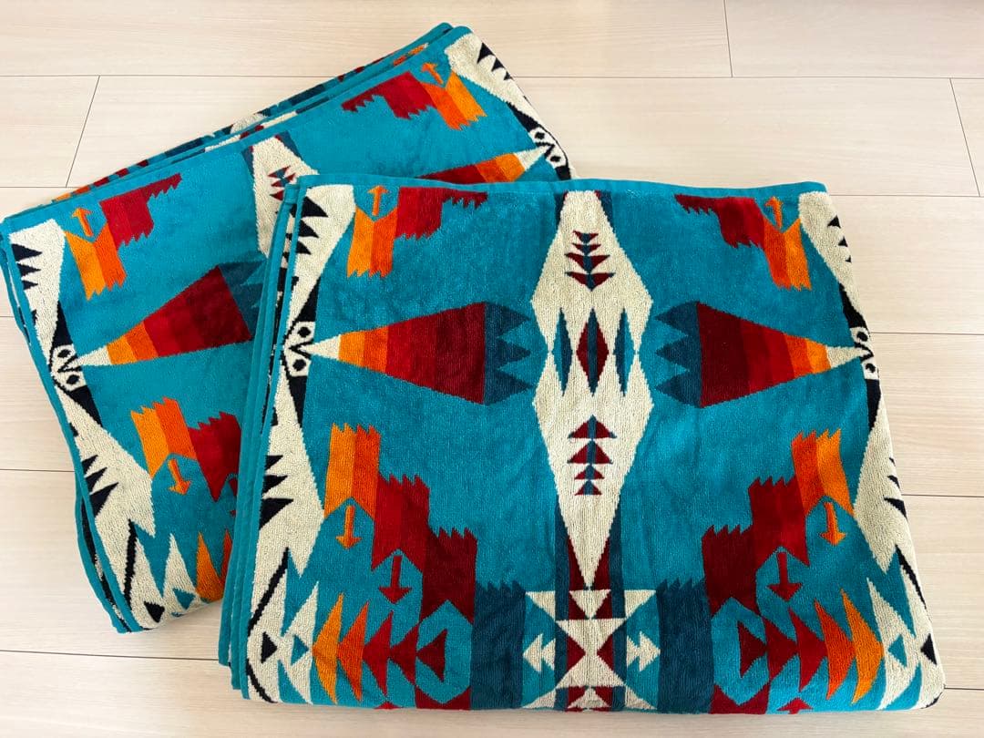 PENDLETON ペンドルトン タオルブランケット ターコイズ2枚セット