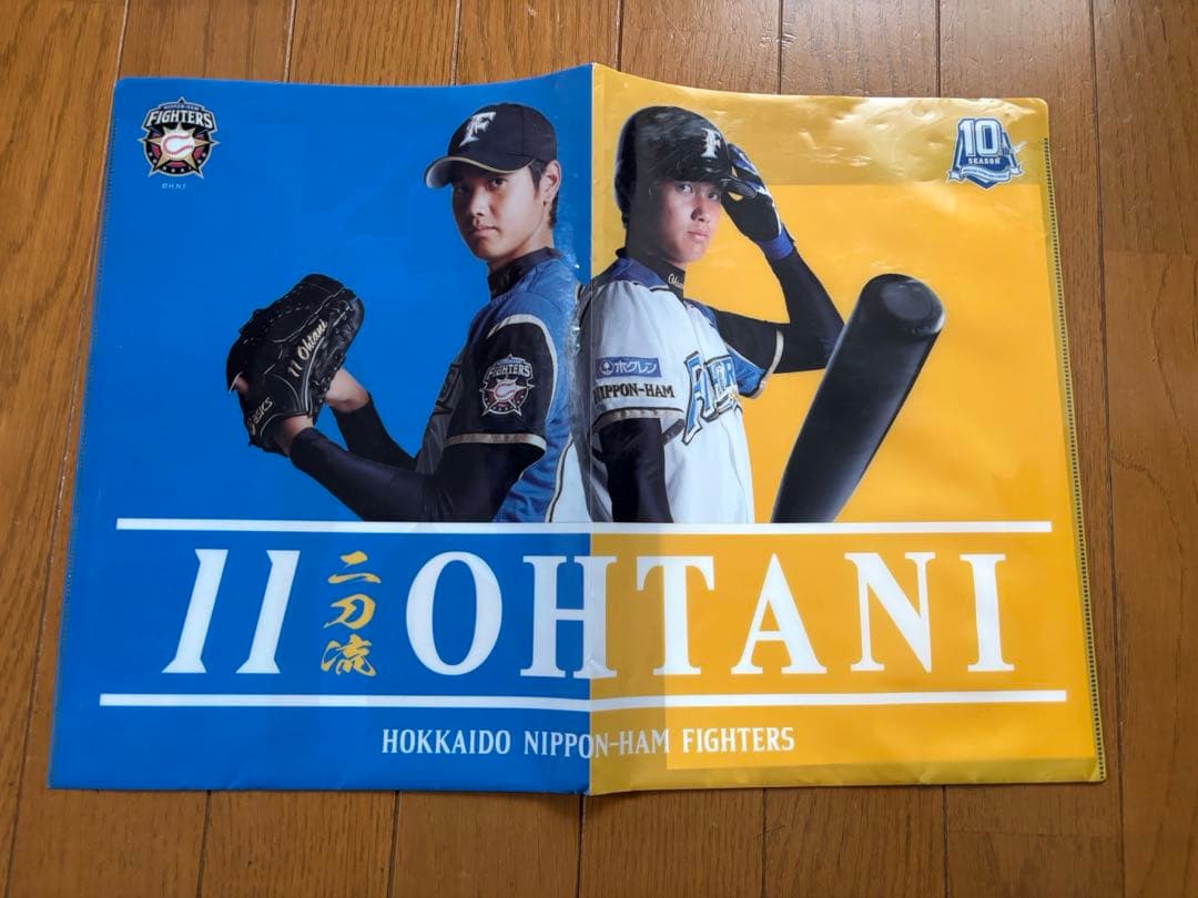 大谷翔平クリアファイル　プロ初登板試合　観戦証明書付き