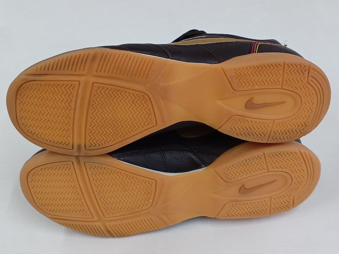 Nike Tiempo Guri IC 27cm ブラウン フットサル シューズ