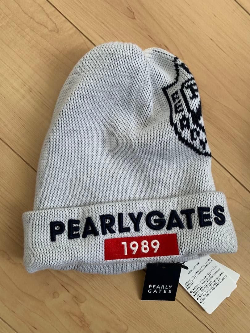 PEARLY GATES ニット帽 1989 ホワイト