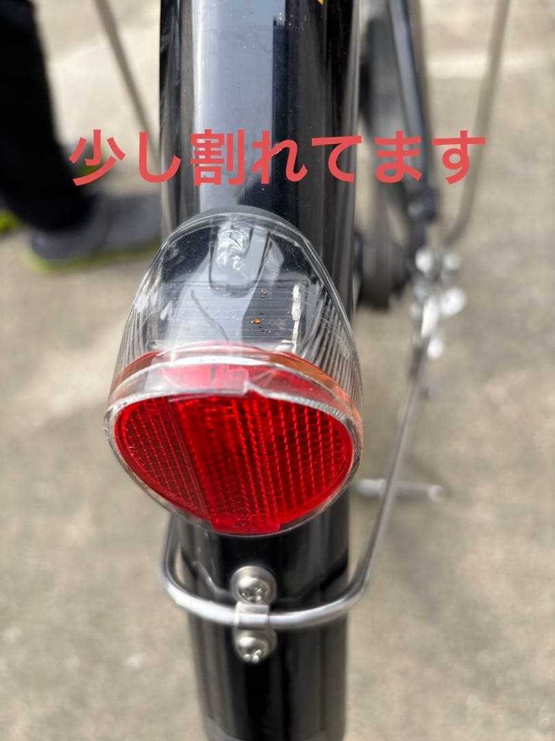 27インチ　アルベルト 黒色 通学仕様【引き取り限定】