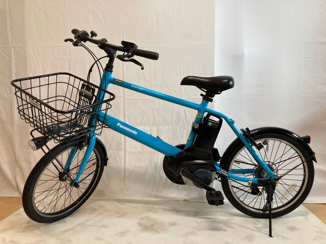 【美品】Panasonic 電動自転車 Velo-Star バッテリー良 カゴ付