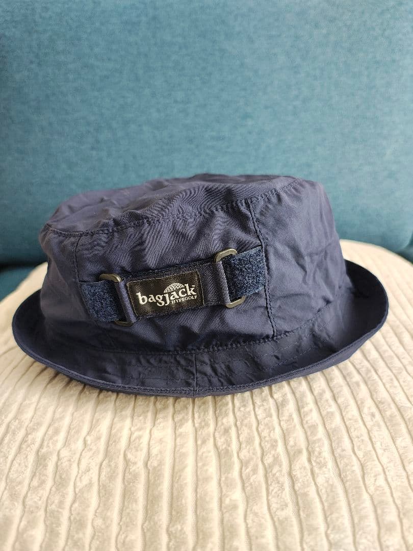 美品！bagJack HYPEGOLF バケットハット（ネイビー）バックジャック