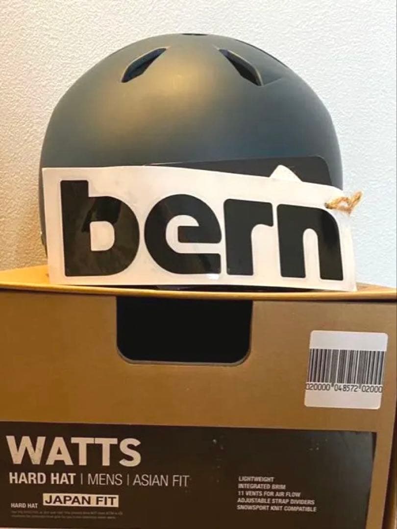 【新品】バーンヘルメット bern WATTS XXL（JAPAN FIT）