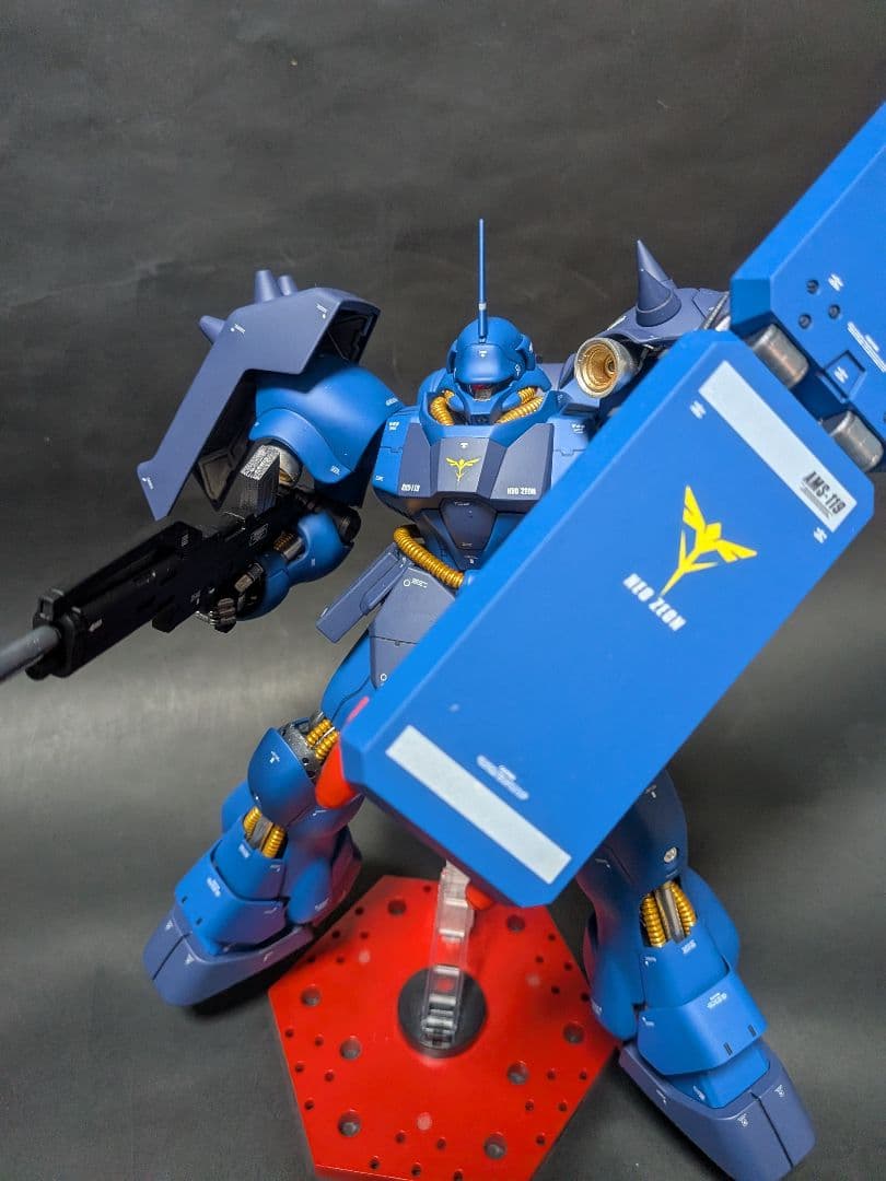 完成品 ガンプラ MG AMS-119 ギラ・ドーガ レズン・シュナイダー機
